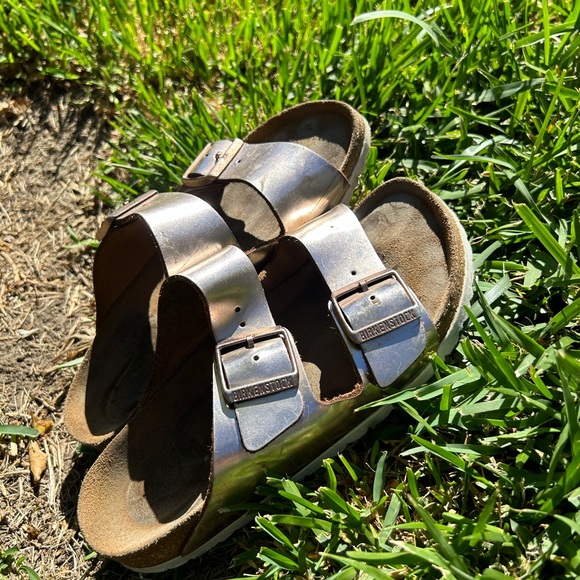 Birkenstock Arizona metallic rose gold size 37 - Picture 5 of 12